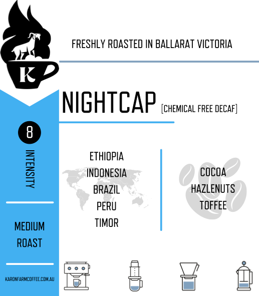 NIGHTCAP - Decaf Swiss Water Process Chemical free