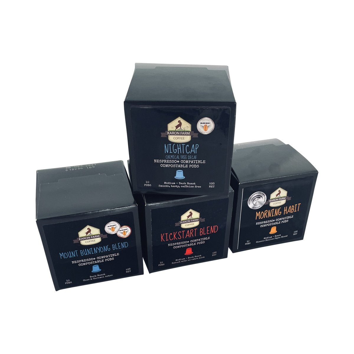 Biodegradable/Compostable Pods x 10 - Mount Buninyong