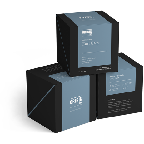 Earl Grey Tea - Pyramid Tea Bags - Origin Tea