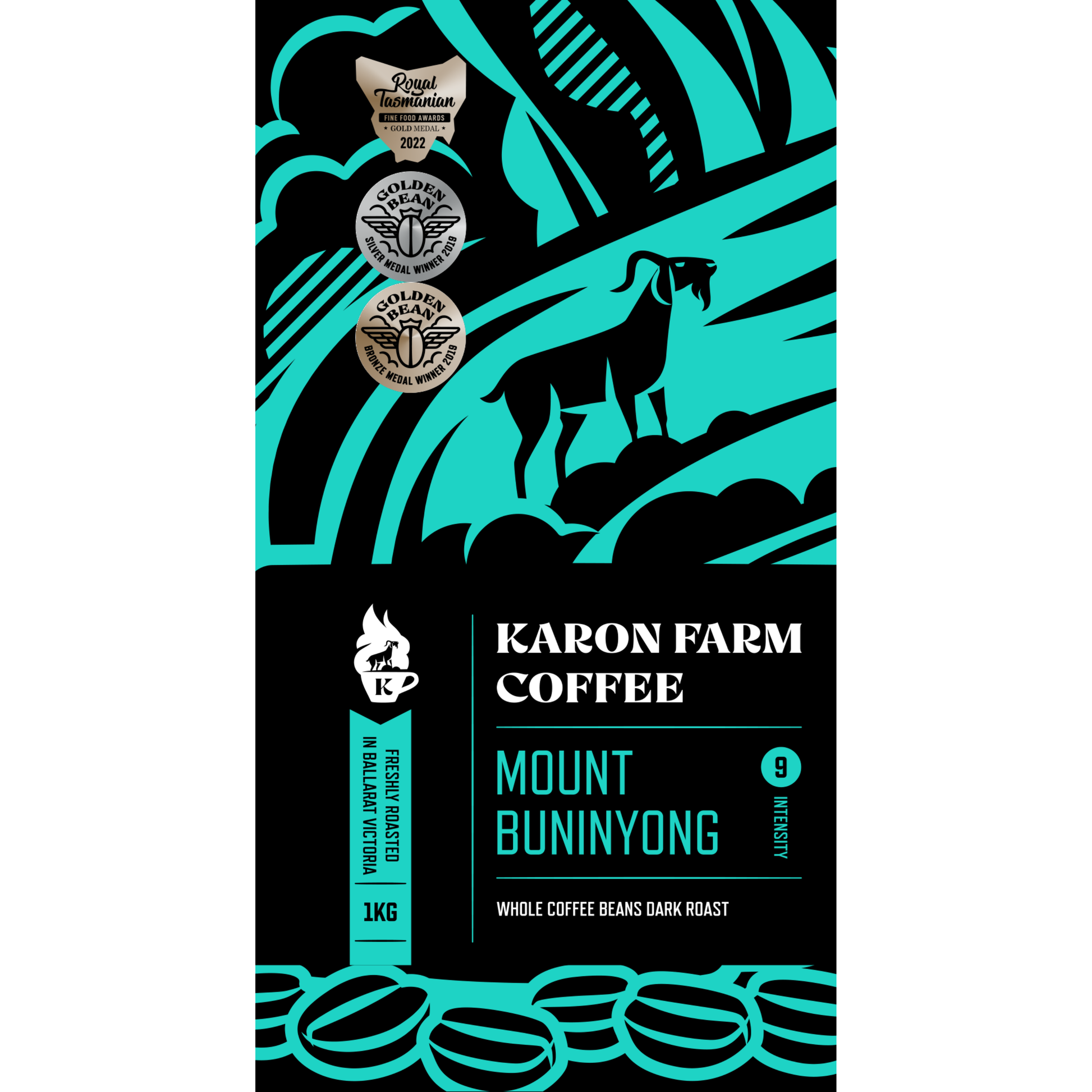 Mount Buninyong Blend 1kg bag front
