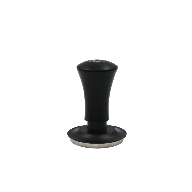 Rhino self-levelling tamper 58mm in black with stainless steel base