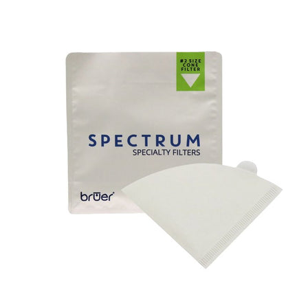 Bruer Spectrum Cone Shape Paper Filter #2 - 100pk