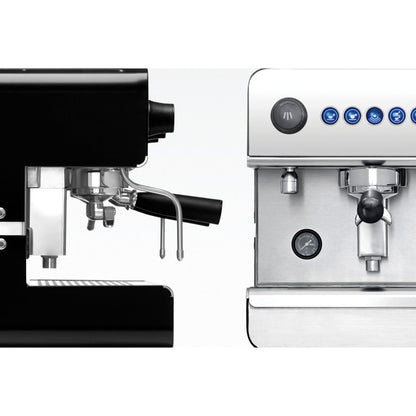 Black Silver Espresso machine Iberital