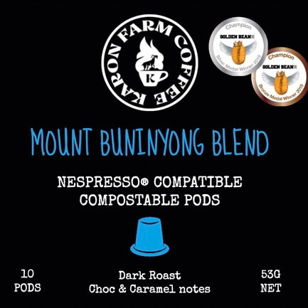 Biodegradable/Compostable Pods x 10 - Mount Buninyong